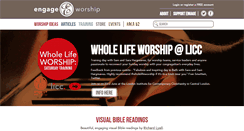 Desktop Screenshot of engageworship.org